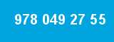 978 049 27 55 978 049 27 55